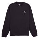 Converse Go-To Embroidered Star Chevron Brushed Back Fleece Crew Sweatshirt